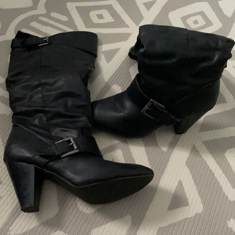Back heels boots